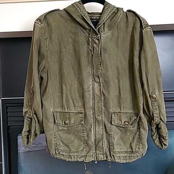 Aritzia Talula Carbon Zip Hooded Jacket Size S - Picture 5 of 15